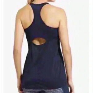 Athleta Cover Your Assets Tank Navy Blue Size XS
